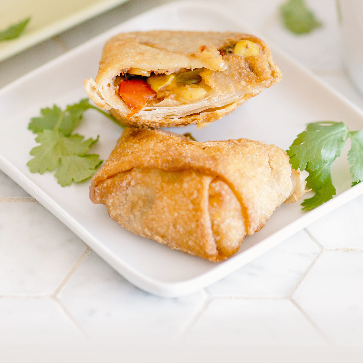 Southwest “Egg” Rolls - It's All Good Vegan